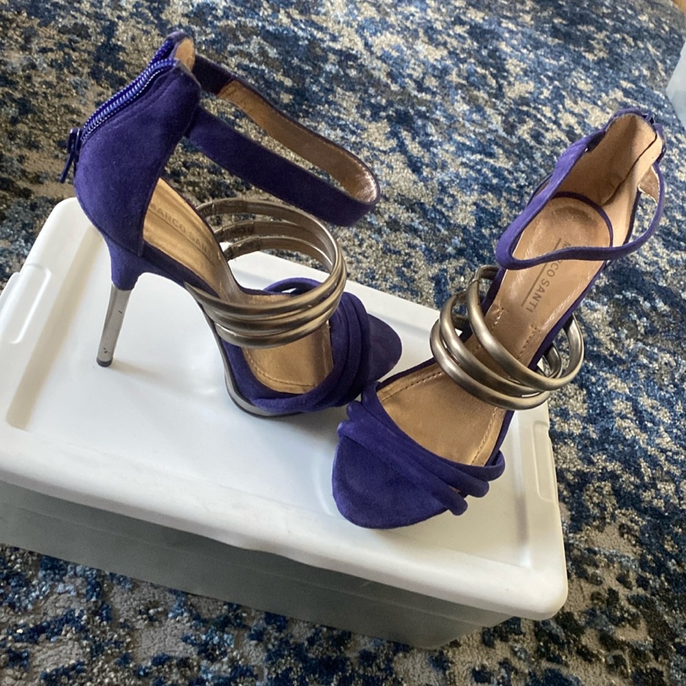 Purple sandals